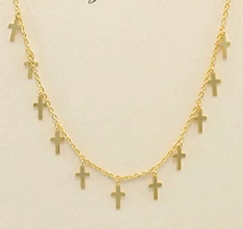 Gold Cross Necklace