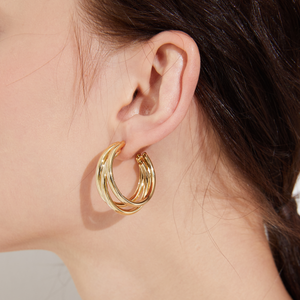 This Sunset Boulevard Chunky Hoops