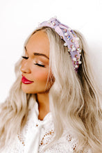 Load image into Gallery viewer, Blissful Pearl Rhinestones Headband (Lilac)