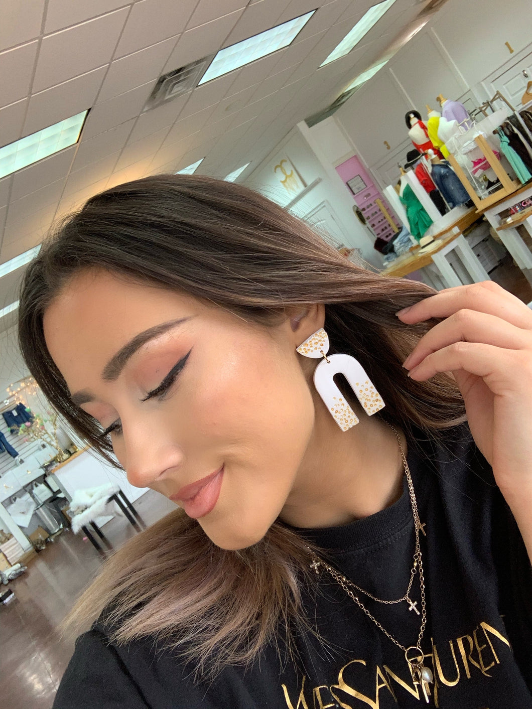 Spotting U Polymer Earrings