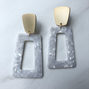 Acrylic Trapezoid Earrings