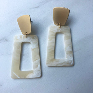 Acrylic Trapezoid Earrings