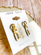 Load image into Gallery viewer, Gold Chain Earrings