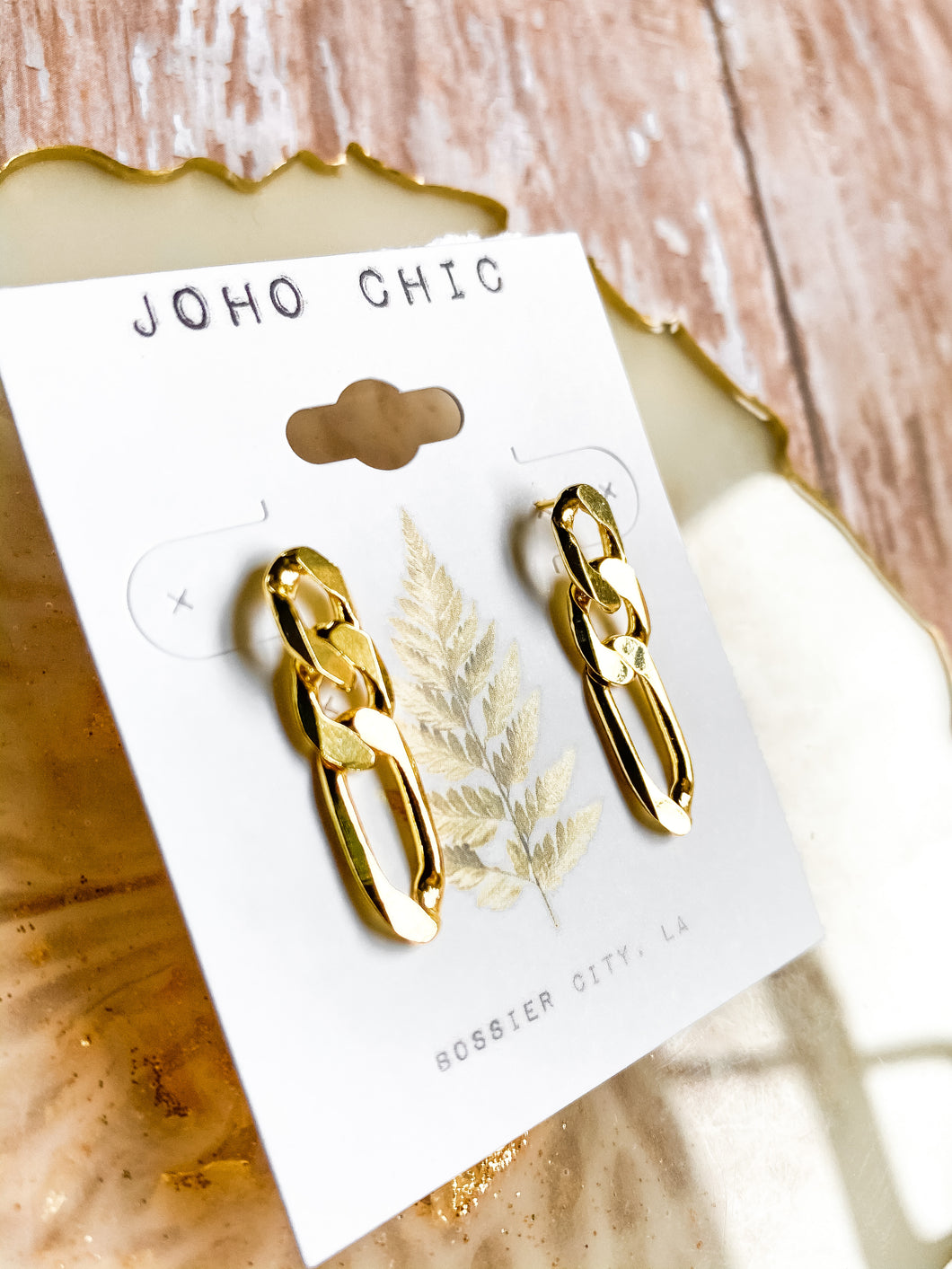 Gold Chain Earrings