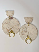 Load image into Gallery viewer, Over the Moon Polymer Earrings