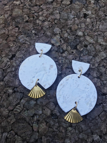 Sally’s Shell Polymer Earrings