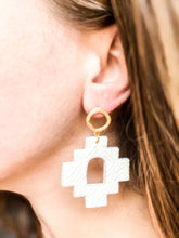 Load image into Gallery viewer, Aztec Clay Earrings