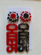 Load image into Gallery viewer, Go Chiefs Acrylic Earrings