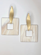 Load image into Gallery viewer, Square Enough Polymer Earrings