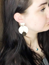 Load image into Gallery viewer, Coin Polymer Earrings